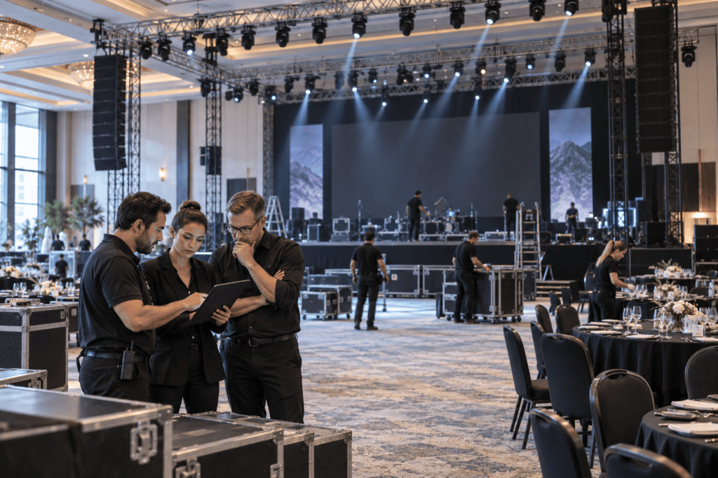 Regularização de empresa de eventos: o que revisar antes de fechar grandes contratos