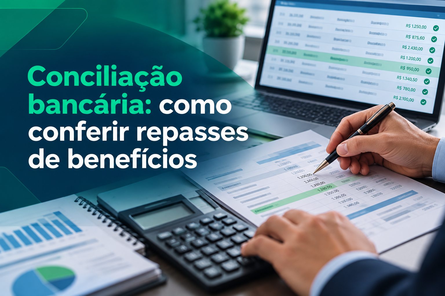 Conciliação bancária: como conferir repasses de benefícios